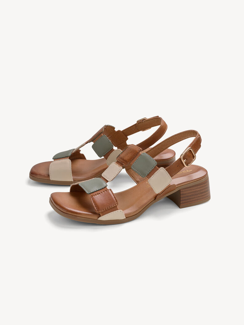 Heeled sandal, SAGE COMB, hi-res