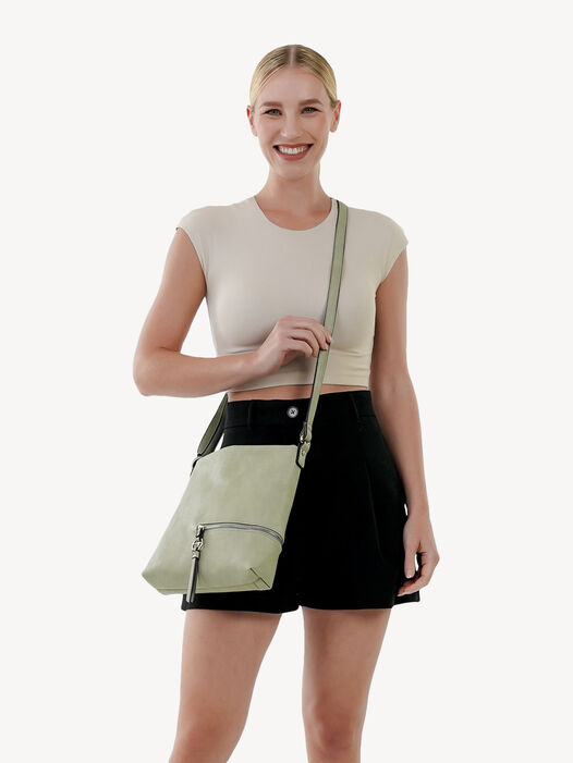 Schoudertas, sage, hi-res