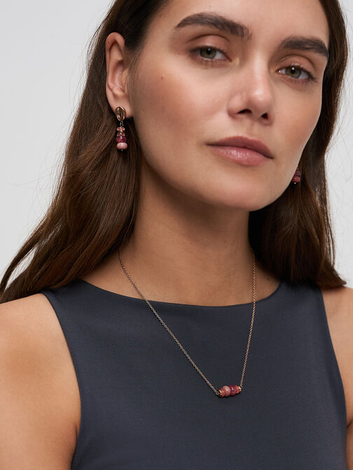 Collier, ros&eacute;gold, hi-res