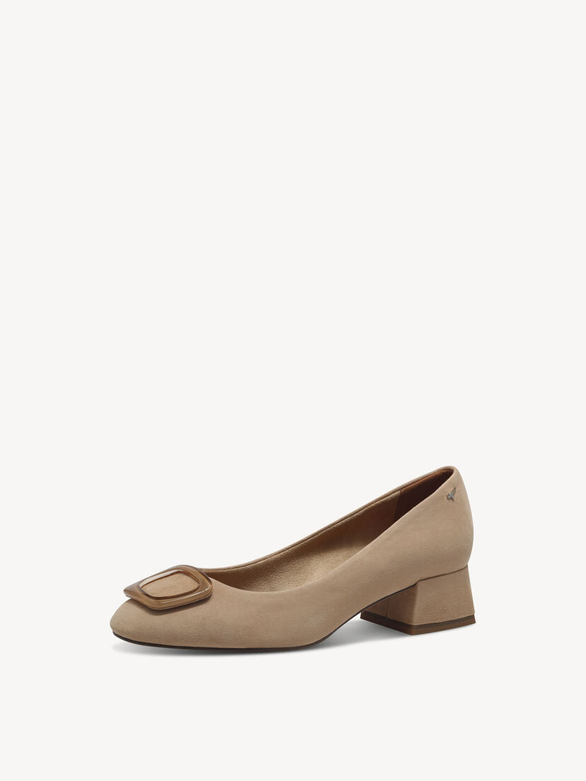 Leren Pumps - bruin, TAN, hi-res