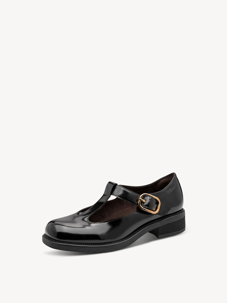 Slipper - black, BLACK PATENT, hi-res