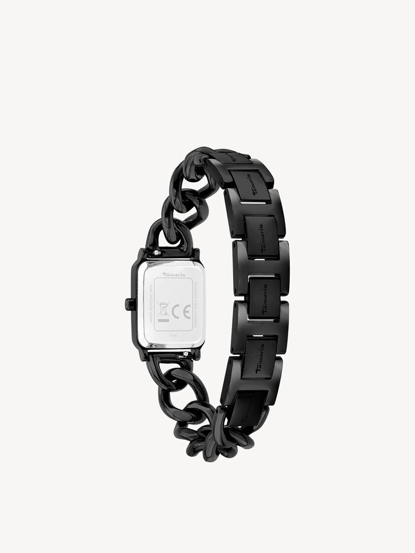 Horloge - zwart, schwarz-schwarz, hi-res