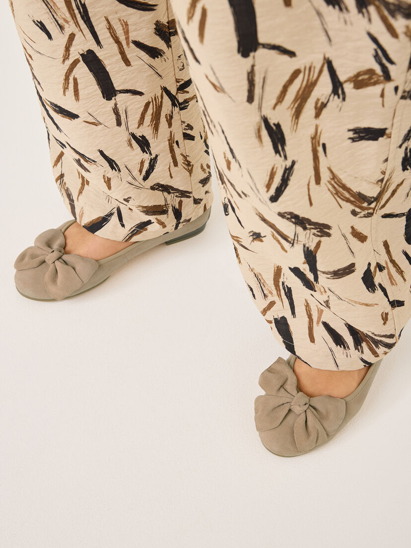 Leren Ballerina - bruin, TAN, hi-res