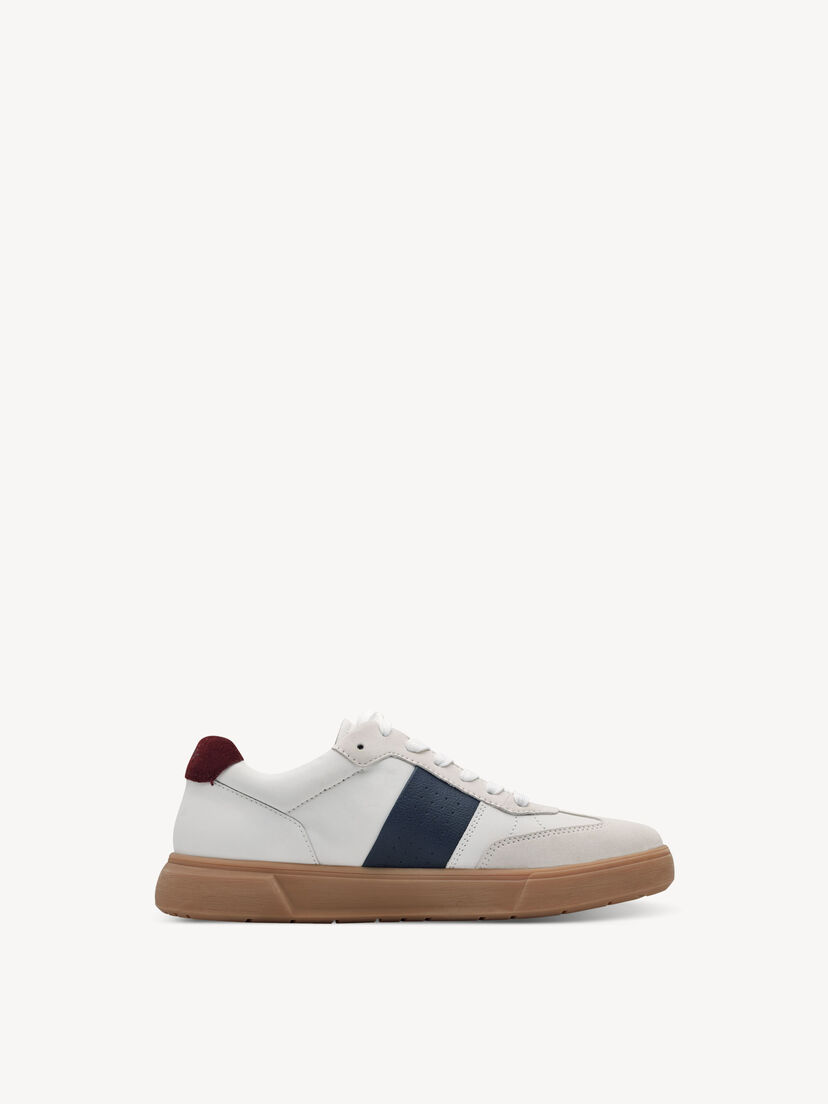 Sneaker - wit, WHITE/NAVY, hi-res