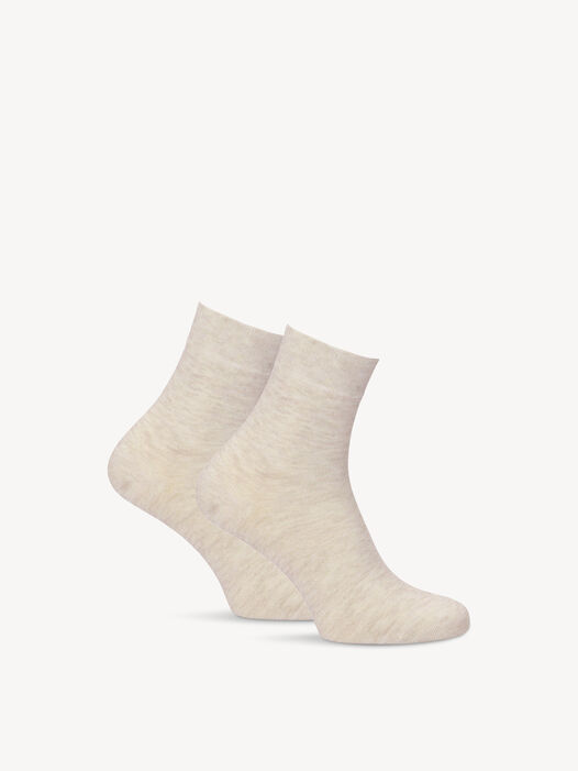 Sokken, 2-pack, beige mel./beige mel., hi-res