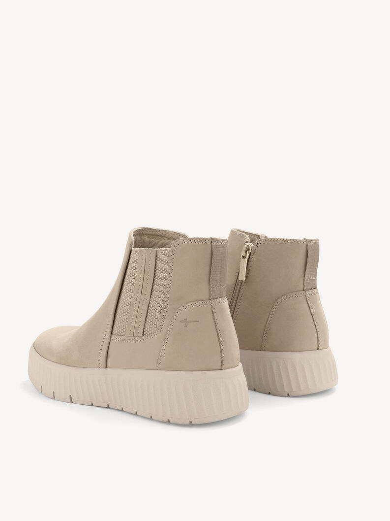 Leder Chelsea Boot - beige, BEIGE, hi-res