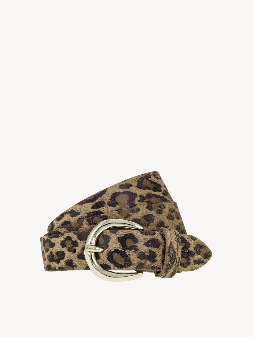 Leren Riem - beige, Taupe-Dunkelbraun, hi-res