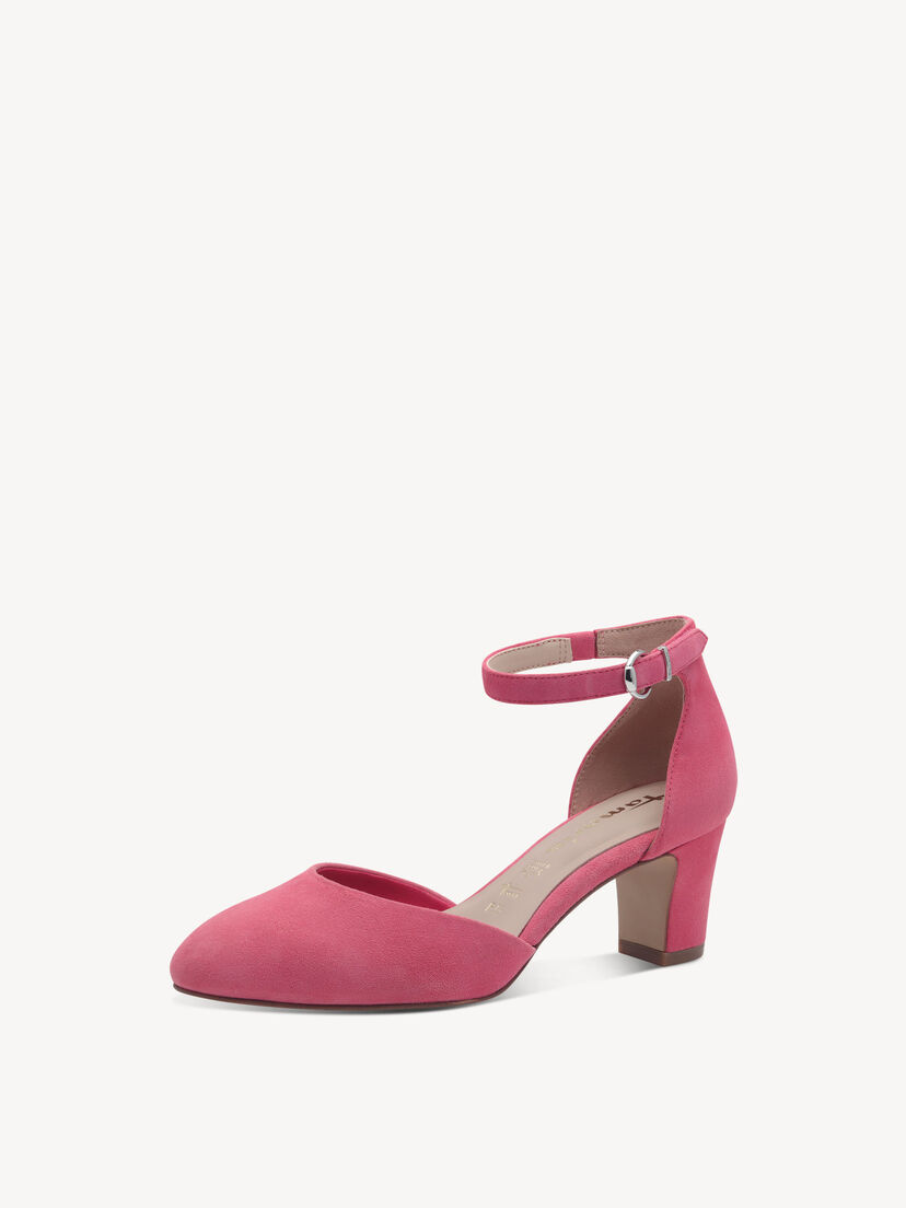 Leren Pumps - roze, CANDY, hi-res