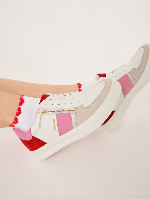 Sneaker, RED/ROSE, hi-res