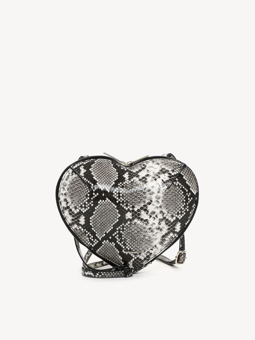 Schoudertas - wit, white-snake, hi-res