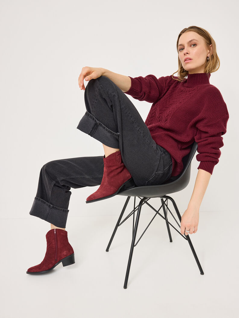 Stiefelette, MERLOT, hi-res