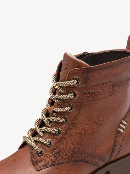 Enkellaarsje, COGNAC LEATHER, hi-res