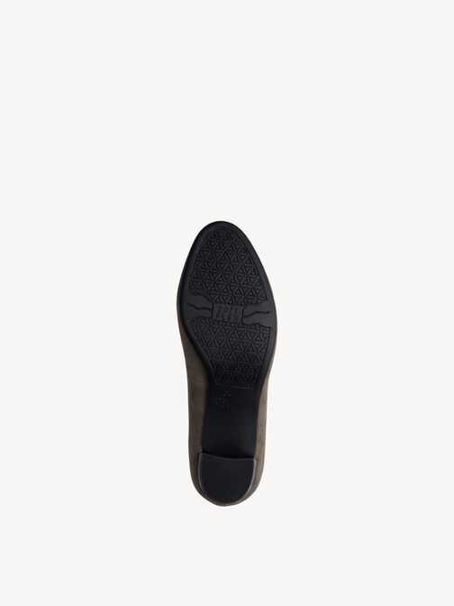 Escarpin en cuir, TAUPE SUEDE, hi-res