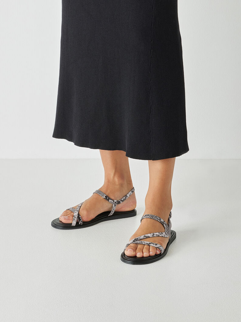 Sandal, GREY SNAKE, hi-res