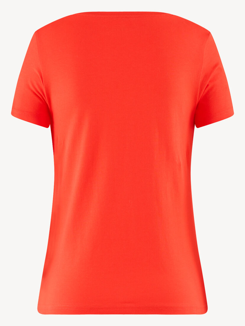 T-shirt - rood, Fiery Red, hi-res
