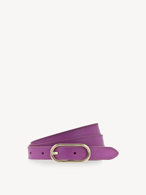 Leather belt, hyazinth violett, hi-res