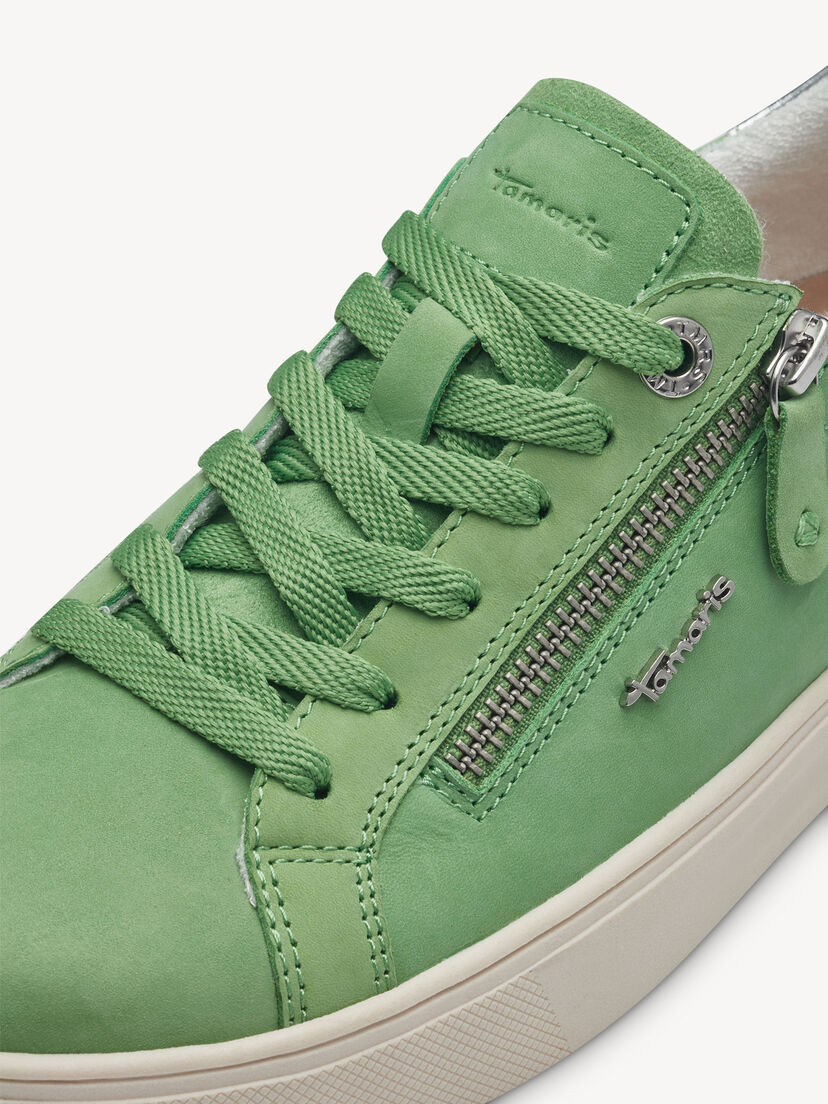 Sneaker, LT GREEN NUBUC, hi-res