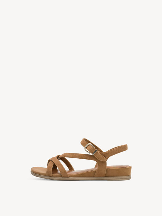Sandaal, TAN SUEDE, hi-res