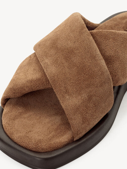 Mule, BROWN SUEDE, hi-res