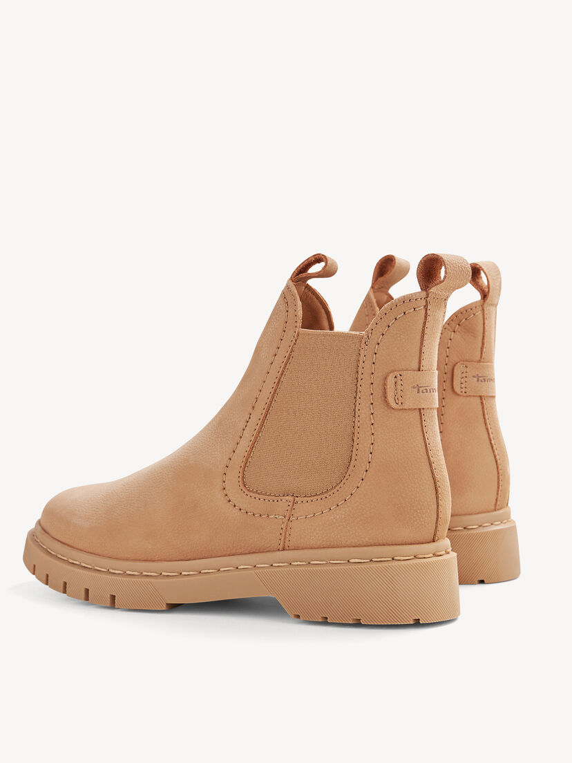 Leren Chelseaboot - beige, BEIGE NUBUC, hi-res