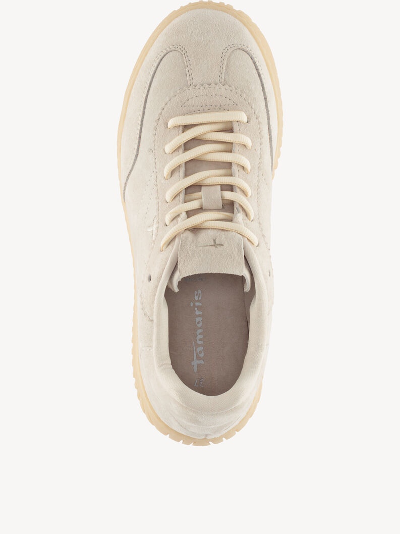 Ledersneaker - beige, IVORY, hi-res