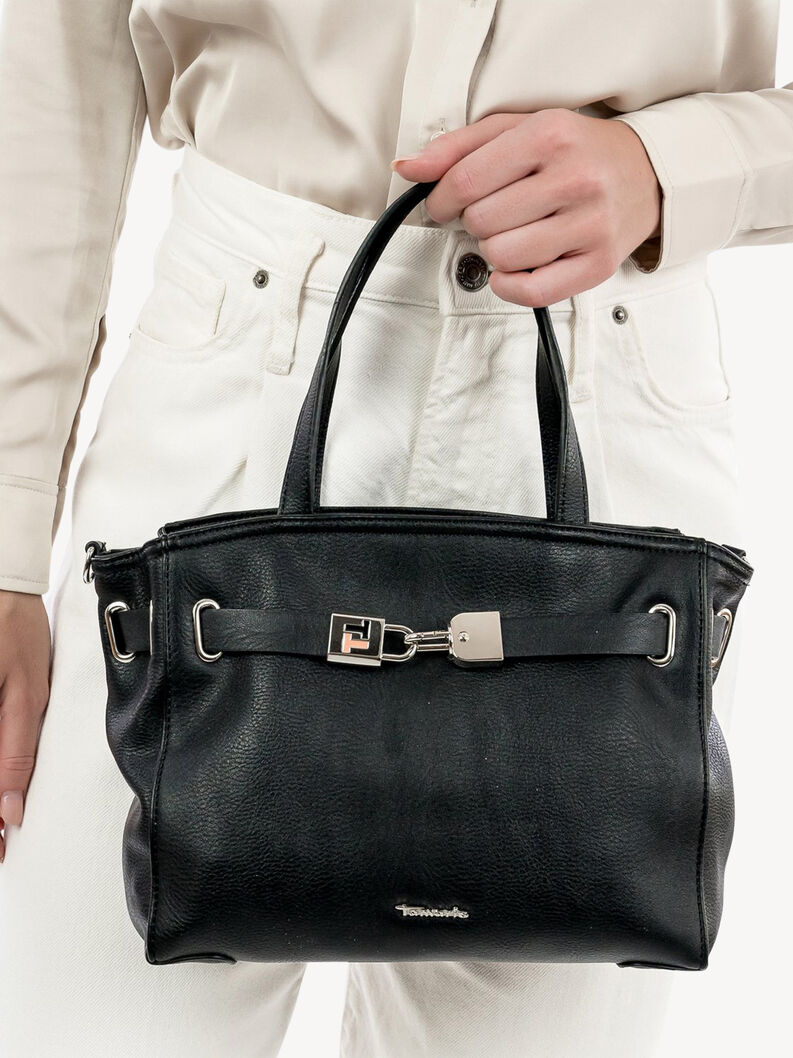 Handbag - black, black, hi-res