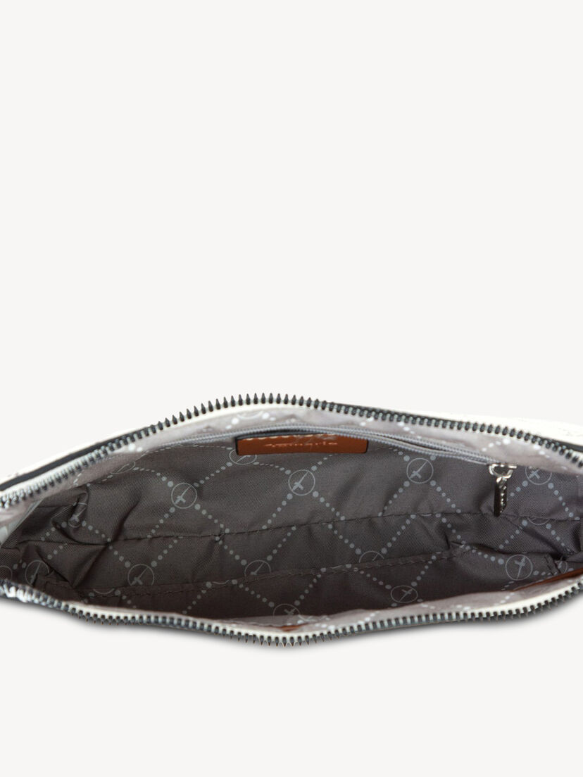 Schoudertas - grijs, ecru, hi-res