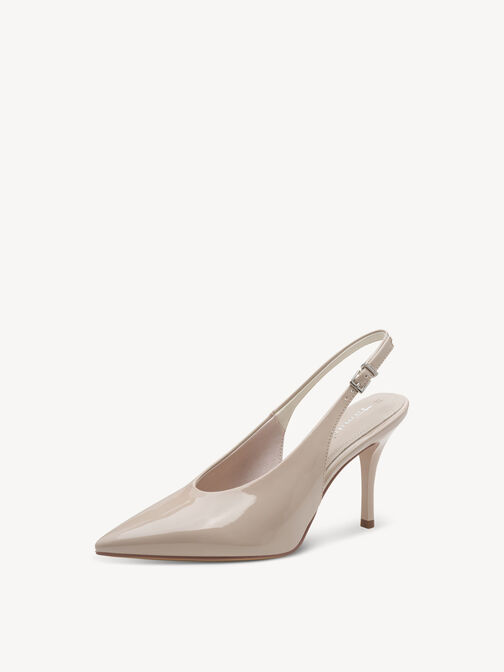 escarpin, beige, hi-res