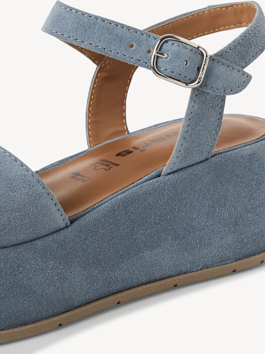 Sandaaltje, LIGHT BLUE SUE, hi-res