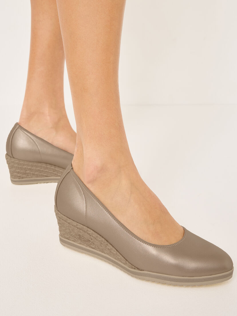 Sleehakpumps - goud, LIGHT GOLD, hi-res