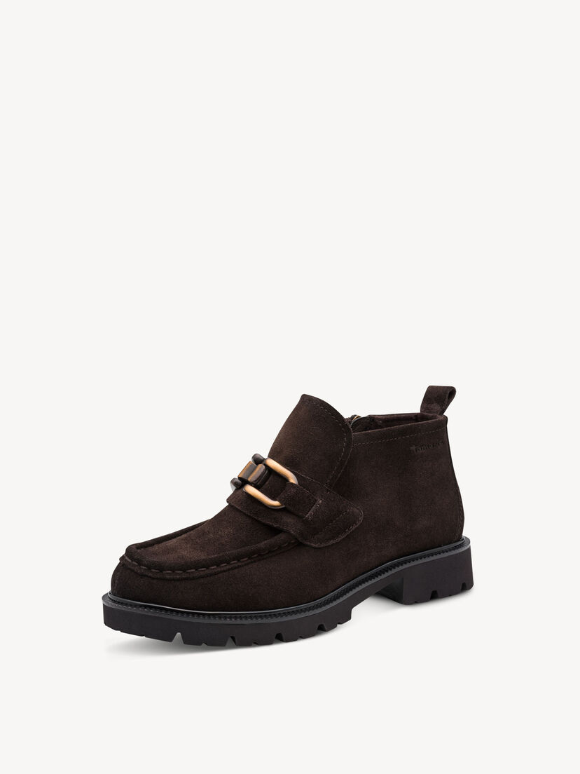 Enkellaarsje - bruin, MOCCA SUEDE, hi-res