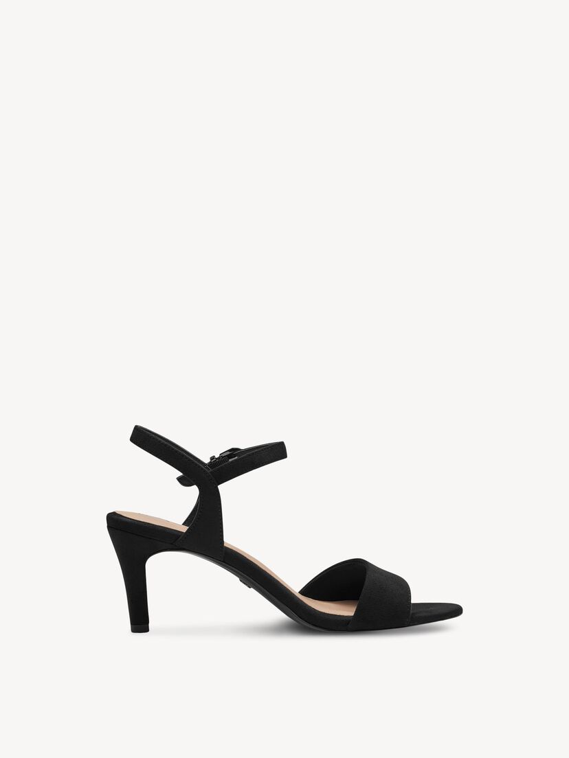 Sandaaltje - zwart, BLACK, hi-res