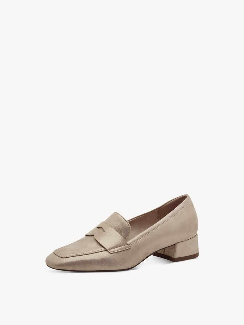 Ledertrotteur - beige, CHAMPAGNE, hi-res