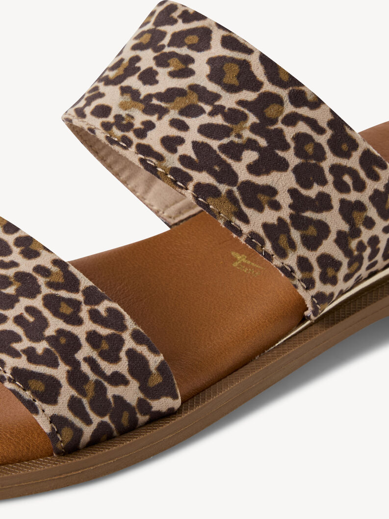 Mule - marron, LEOPARD, hi-res