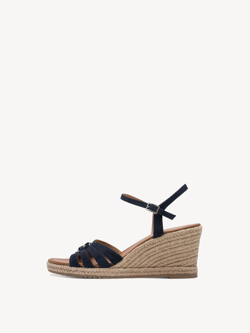 Heeled sandal, NAVY, hi-res