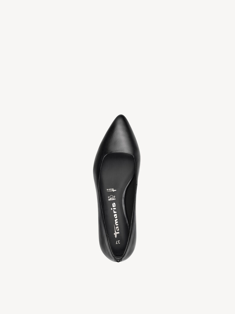 Lederpumps - schwarz, BLACK, hi-res