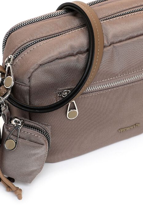 Satchel, taupe, hi-res