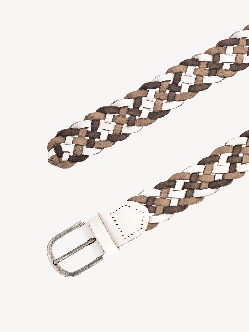 Ceinture en cuir - multicolore, Multicolore, hi-res