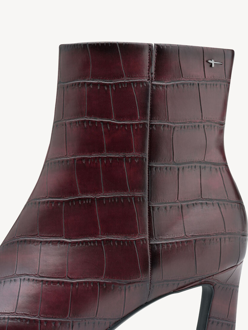 Enkellaarsje, MERLOT CROCO, hi-res