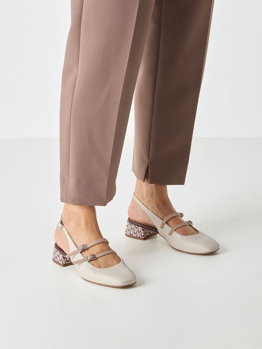 Slingpumps, OFFWHITE COMB, hi-res