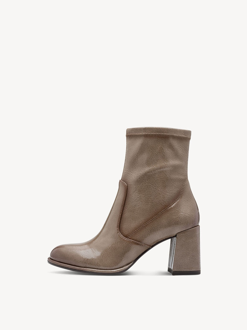 Stiefelette - beige, TAUPE PATENT, hi-res