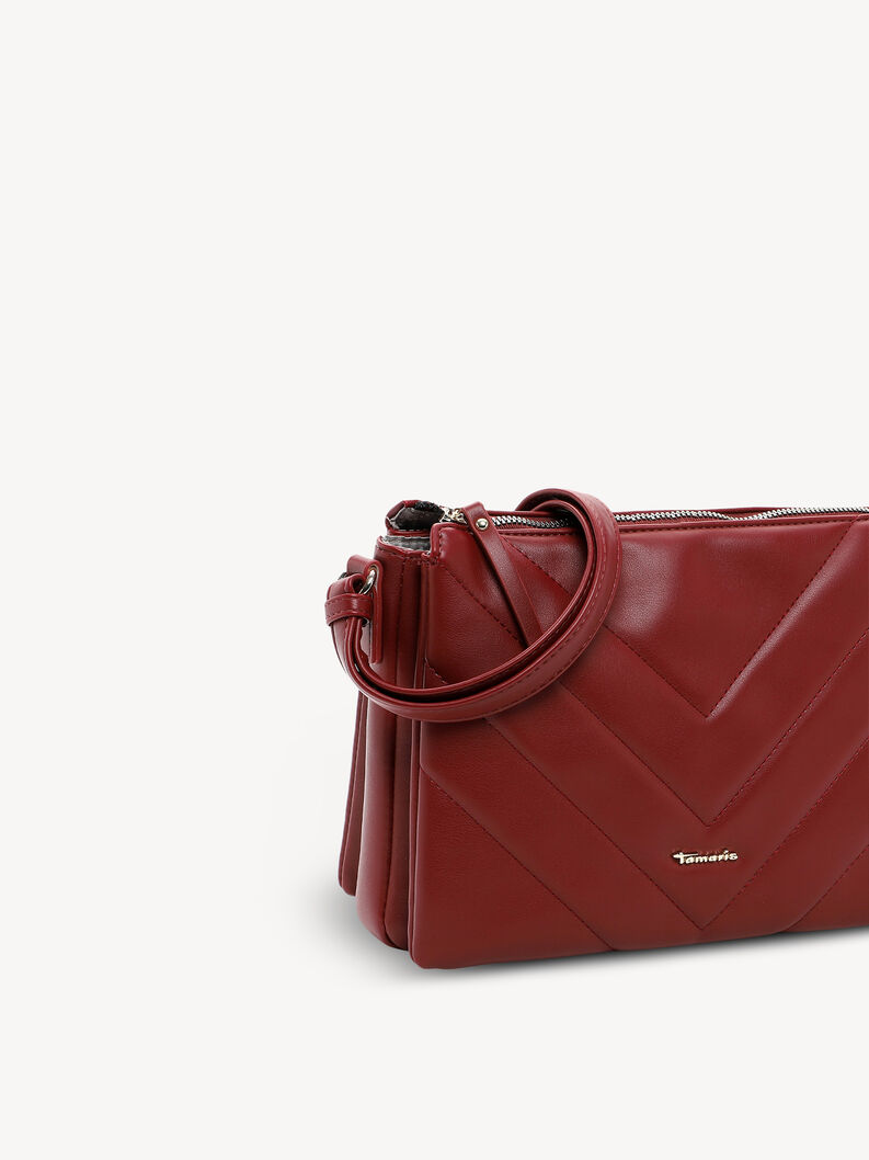 Satchel - red, darkred, hi-res