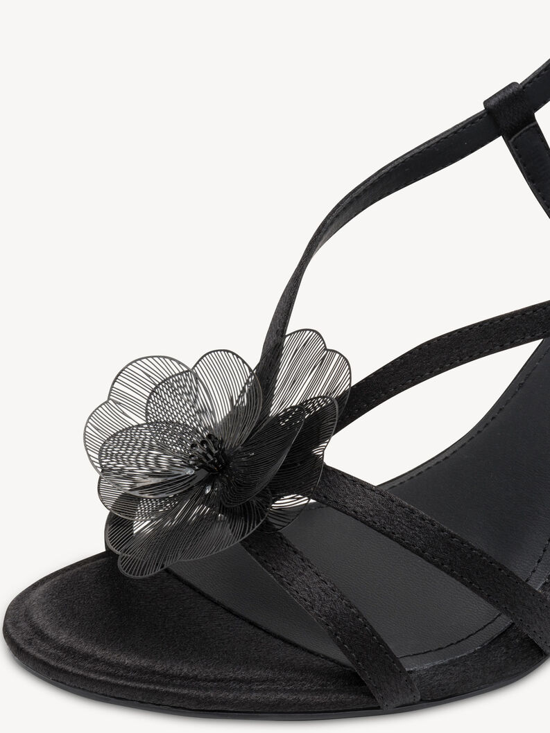 Sandale &agrave; talon - noir, BLACK, hi-res