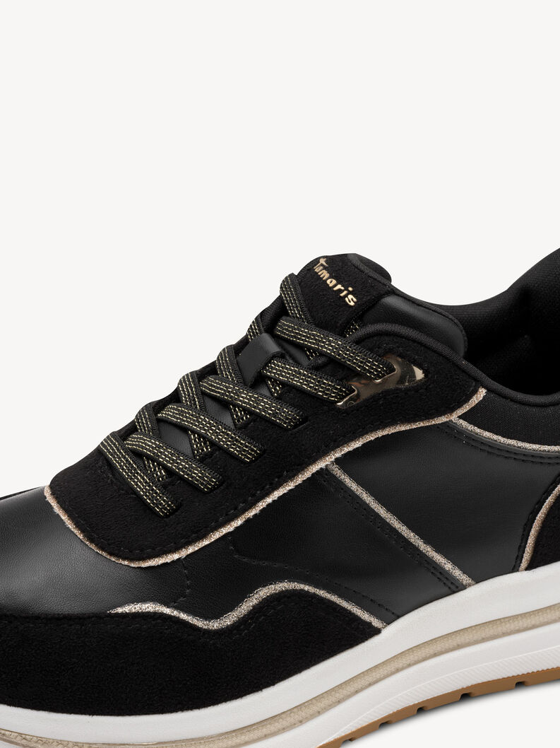 Sneaker - schwarz, BLACK, hi-res