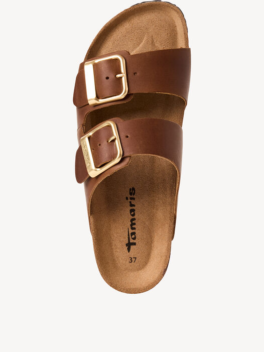 Slipper, COGNAC PULL-UP, hi-res