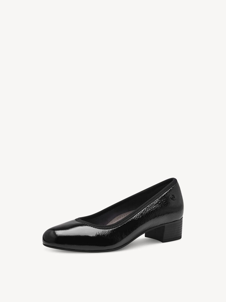 Decolleté - nero, BLACK PATENT, hi-res