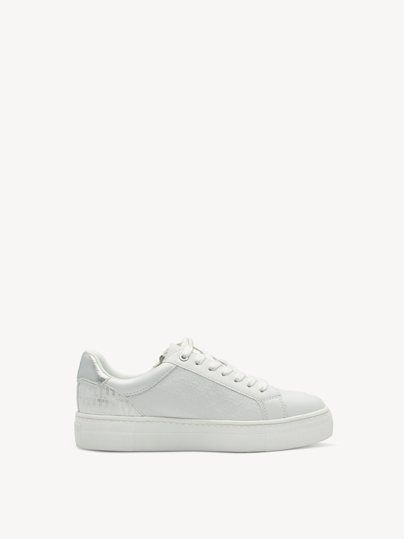 Sneaker - bianco, WHITE/SILVER, hi-res