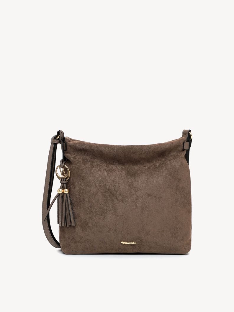 Skuldertaske - brun, taupe, hi-res