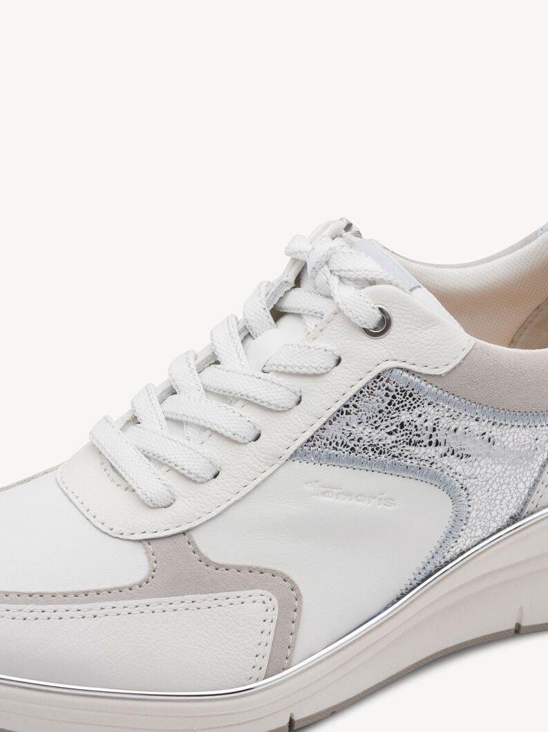 Ledersneaker - blau, LT. BLUE COMB, hi-res