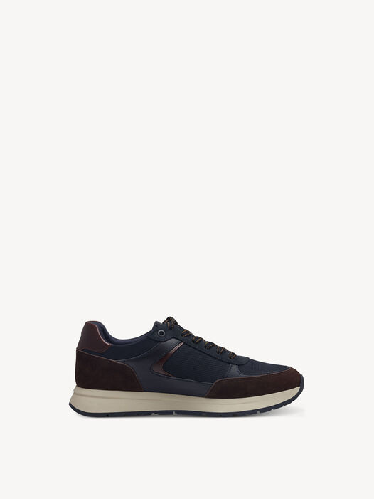 Sneaker, NAVY/BROWN, hi-res
